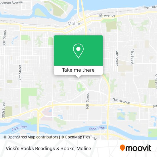 Vicki's Rocks Readings & Books map