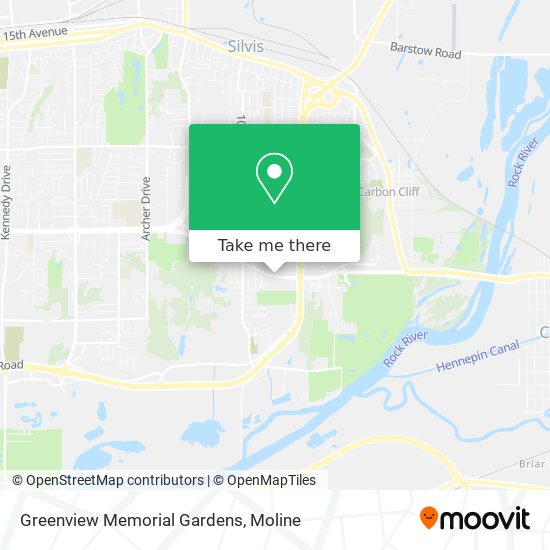 Greenview Memorial Gardens map