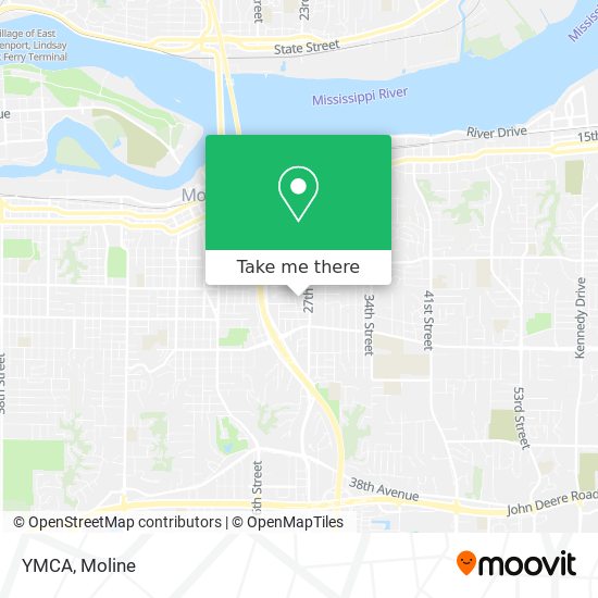 YMCA map