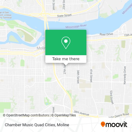 Chamber Music Quad Cities map