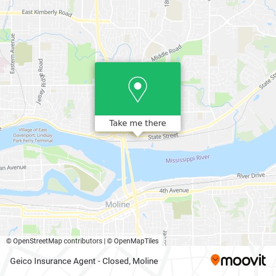 Geico Insurance Agent - Closed map