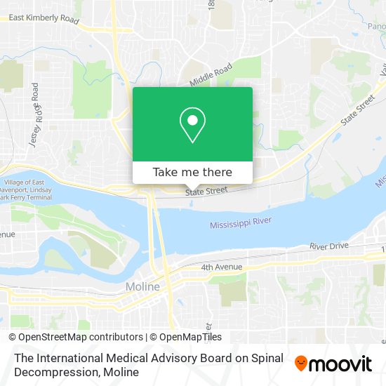 Mapa de The International Medical Advisory Board on Spinal Decompression