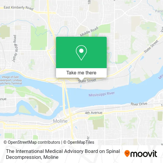 The International Medical Advisory Board on Spinal Decompression map