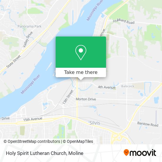 Holy Spirit Lutheran Church map