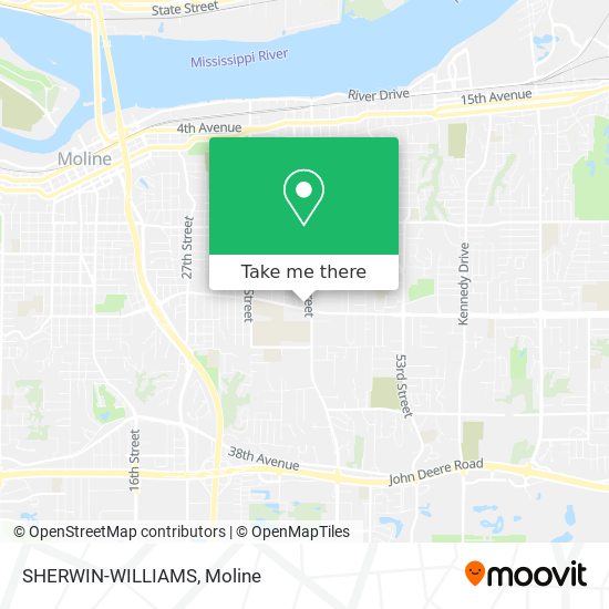 SHERWIN-WILLIAMS map