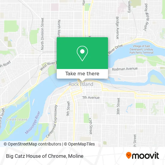 Big Catz House of Chrome map