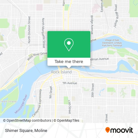 Mapa de Shimer Square