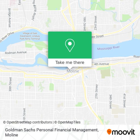 Goldman Sachs Personal Financial Management map