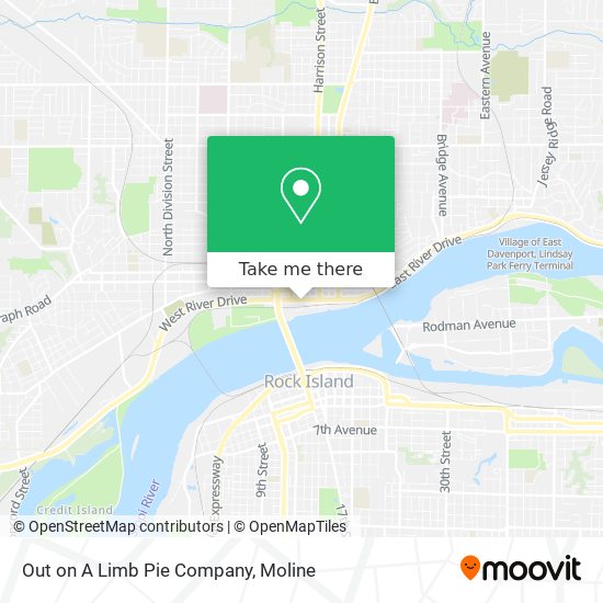 Out on A Limb Pie Company map
