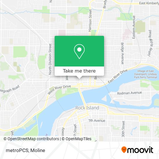 metroPCS map