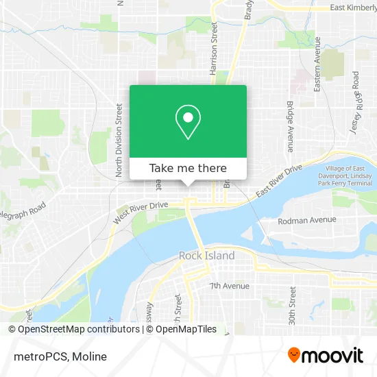 metroPCS map