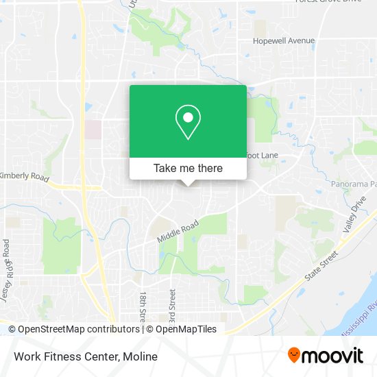 Mapa de Work Fitness Center