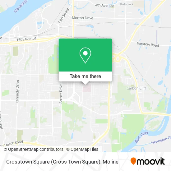 Crosstown Square (Cross Town Square) map