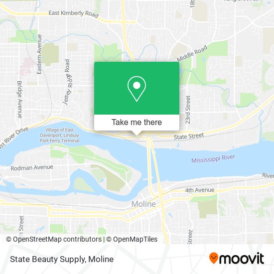 Mapa de State Beauty Supply