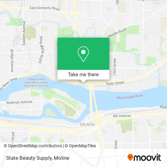 State Beauty Supply map