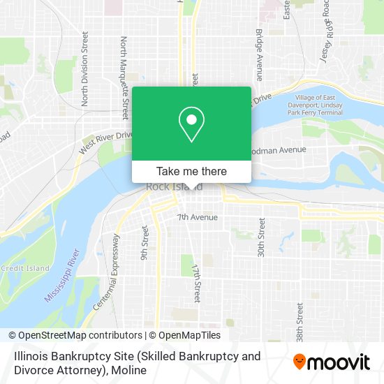 Illinois Bankruptcy Site (Skilled Bankruptcy and Divorce Attorney) map