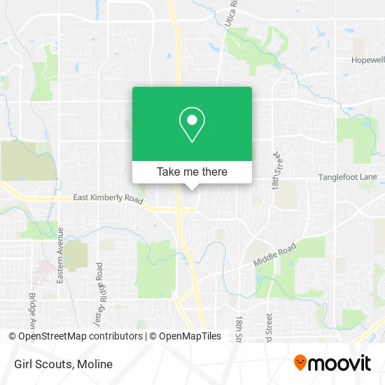 Mapa de Girl Scouts