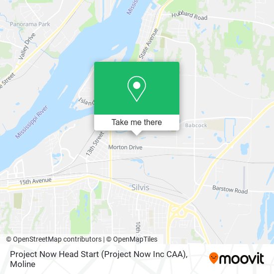 Project Now Head Start (Project Now Inc CAA) map