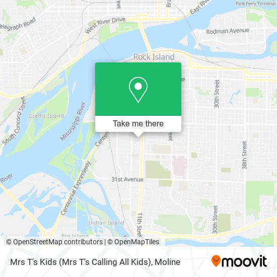 Mapa de Mrs T's Kids (Mrs T's Calling All Kids)