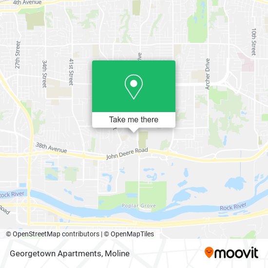 Georgetown Apartments map