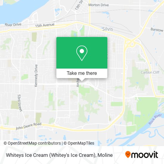 Whiteys Ice Cream (Whitey's Ice Cream) map