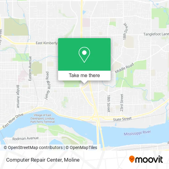 Computer Repair Center map