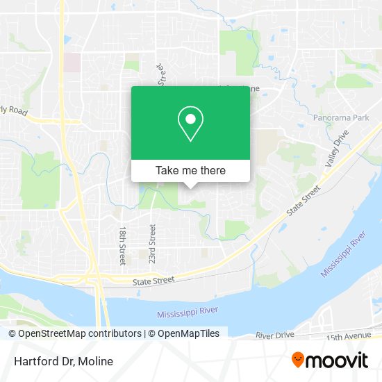 Hartford Dr map