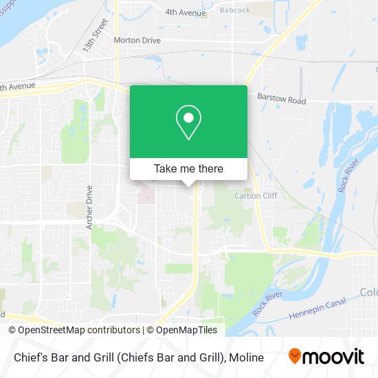 Chief's Bar and Grill (Chiefs Bar and Grill) map