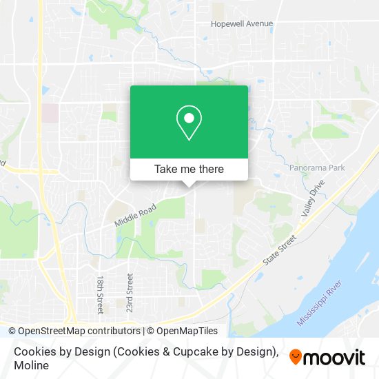 Cookies by Design map