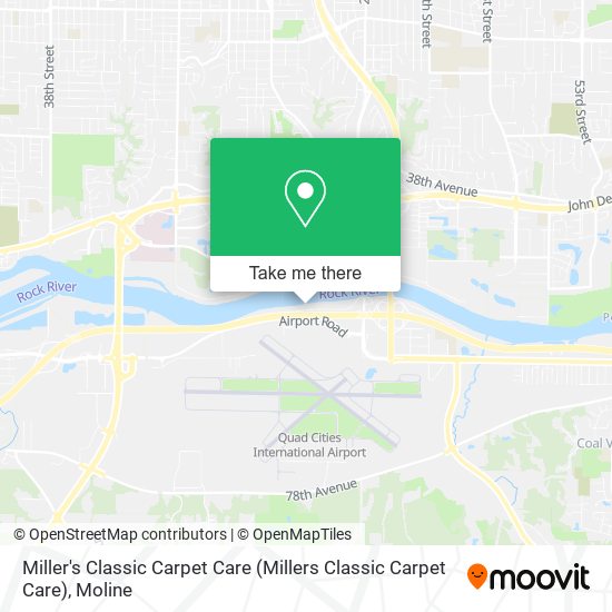 Mapa de Miller's Classic Carpet Care (Millers Classic Carpet Care)