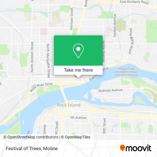 Festival of Trees map
