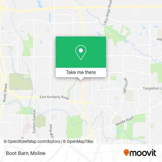 Boot Barn map