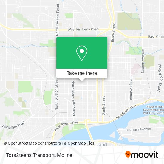 Mapa de Tots2teens Transport