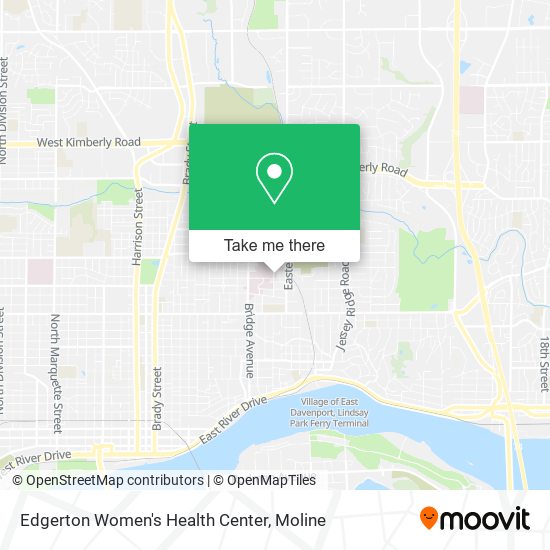 Edgerton Women's Health Center map