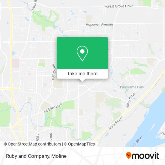 Ruby and Company map
