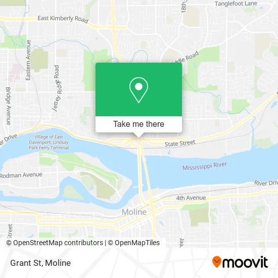 Grant St map