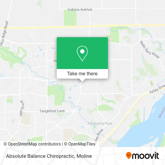 Absolute Balance Chiropractic map