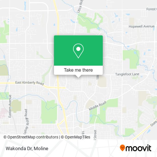 Mapa de Wakonda Dr