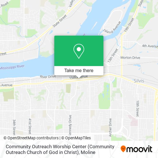 Community Outreach Worship Center (Community Outreach Church of God in Christ) map
