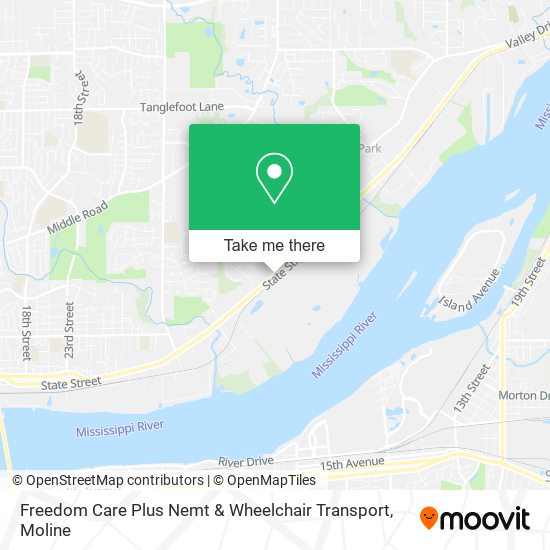 Freedom Care Plus Nemt & Wheelchair Transport map