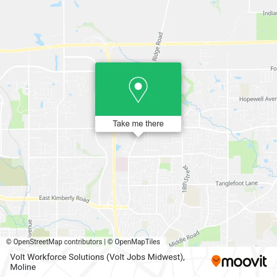 Mapa de Volt Workforce Solutions (Volt Jobs Midwest)