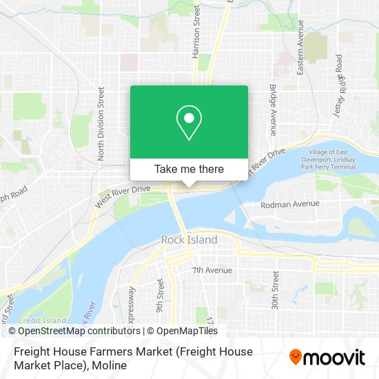 Freight House Farmers Market map