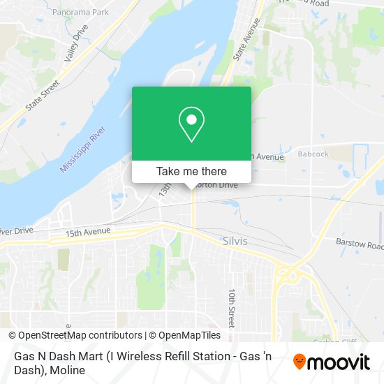 Gas N Dash Mart (I Wireless Refill Station - Gas 'n Dash) map