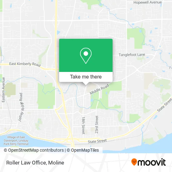 Mapa de Roller Law Office