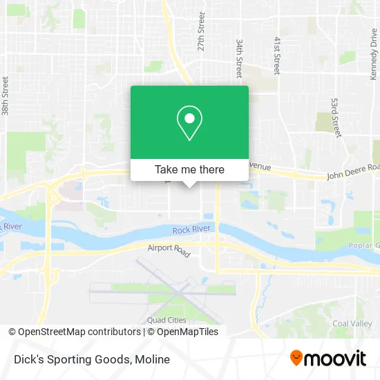 Dick's Sporting Goods map