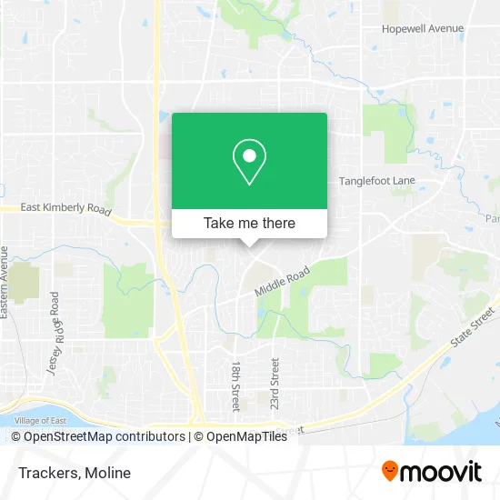 Trackers map