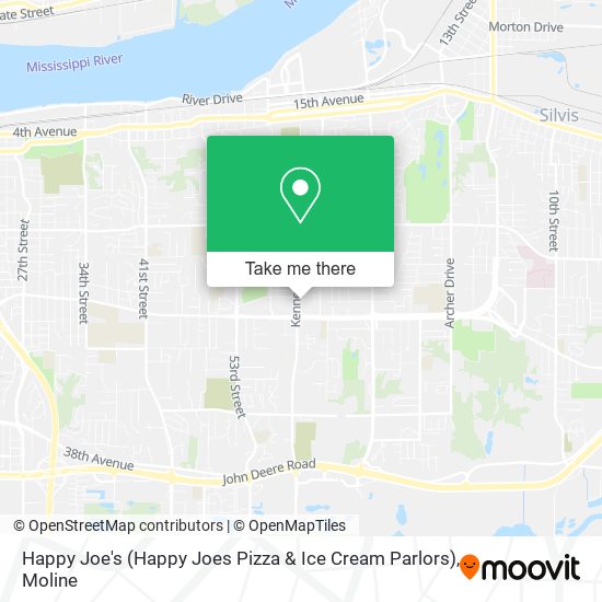 Happy Joe's (Happy Joes Pizza & Ice Cream Parlors) map