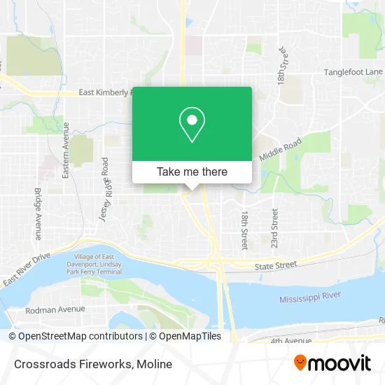 Crossroads Fireworks map