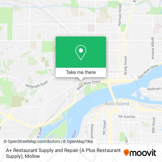 A+ Restaurant Supply and Repair (A Plus Restaurant Supply) map