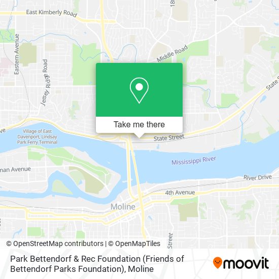 Mapa de Park Bettendorf & Rec Foundation (Friends of Bettendorf Parks Foundation)